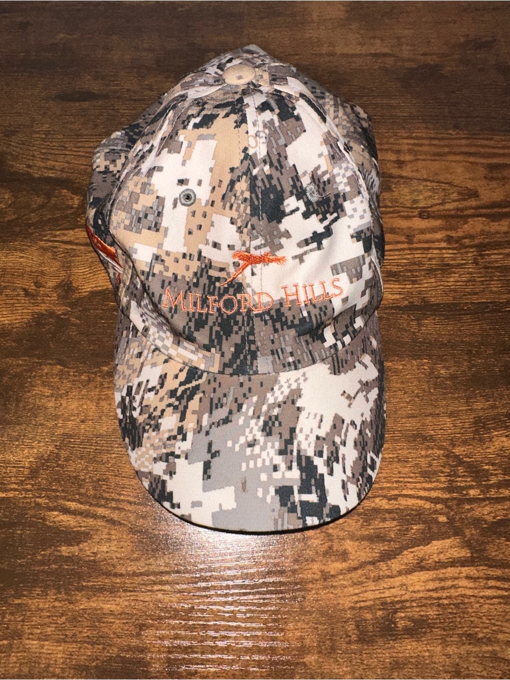 Mens Camo Baseball Cap - Tan/Gray
